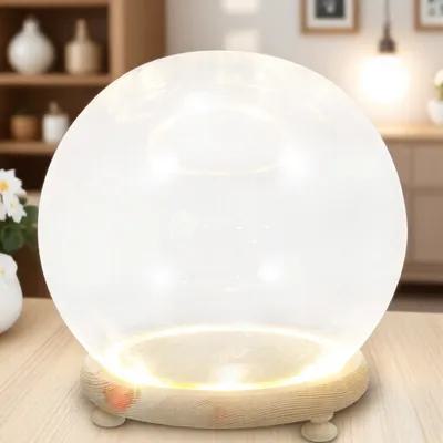 Plastic Dome Clear - Preserved Flower Glass Dome Clear Glass