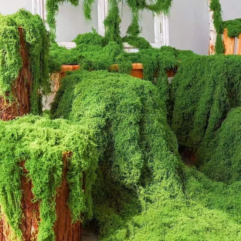 Sphagnum Moss Dry - Realistic Artificial Moss Turf Fake Lawn