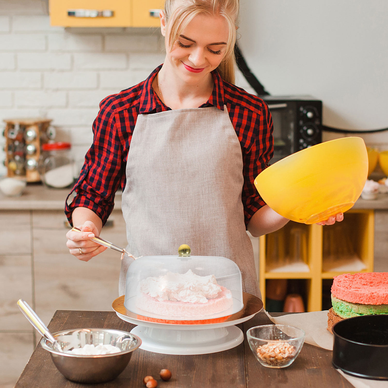 Clear Cake Dome Plastic Pastry - Plastic Dome Clear ulasan dan harga