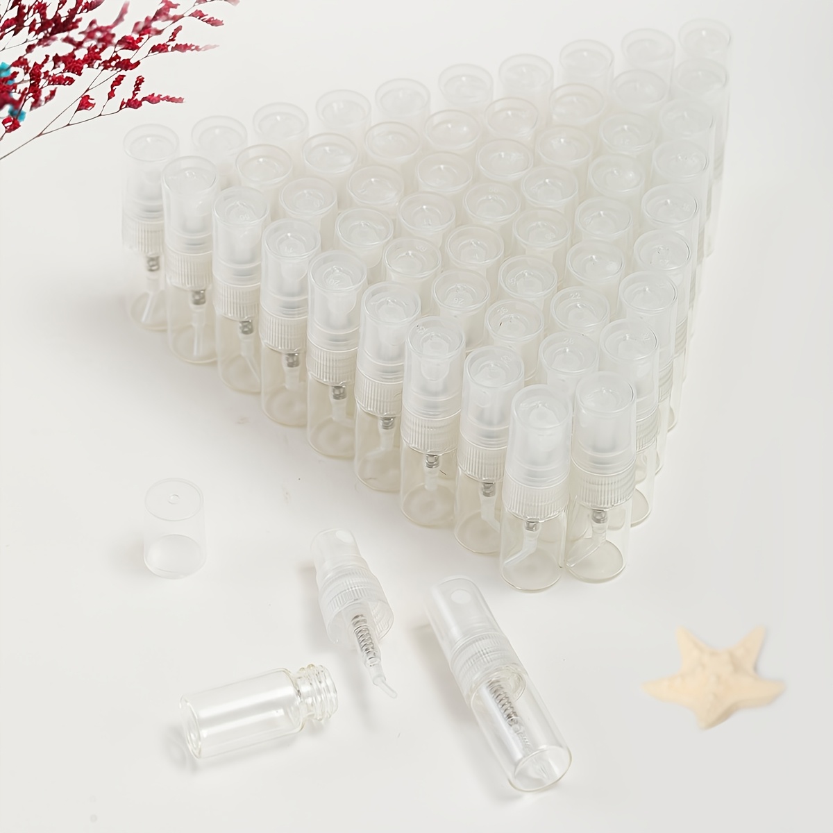 50 Glass Perfume Bottles, Conv - Misting Bottle Fine ulasan dan harga