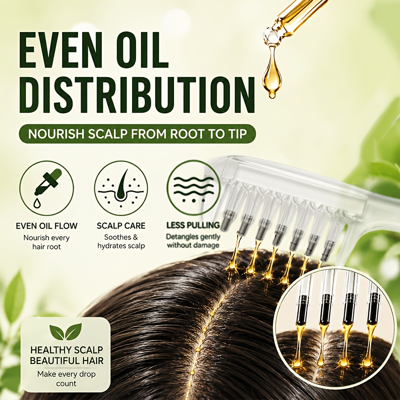 Scalp Oil Applicator Comb for  - Root Stimulator Liquid ulasan dan harga