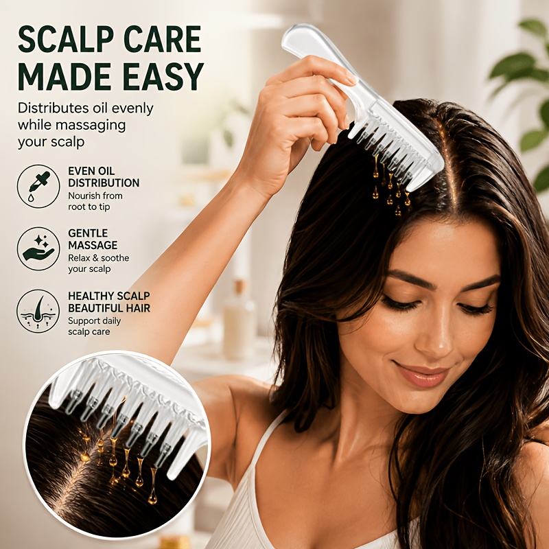 Scalp Oil Applicator Comb for  - Root Stimulator Liquid ulasan dan harga