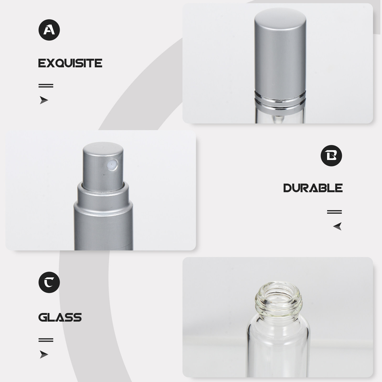 6Pcs Premium Portable Perfume  - Misting Bottle Fine ulasan dan harga