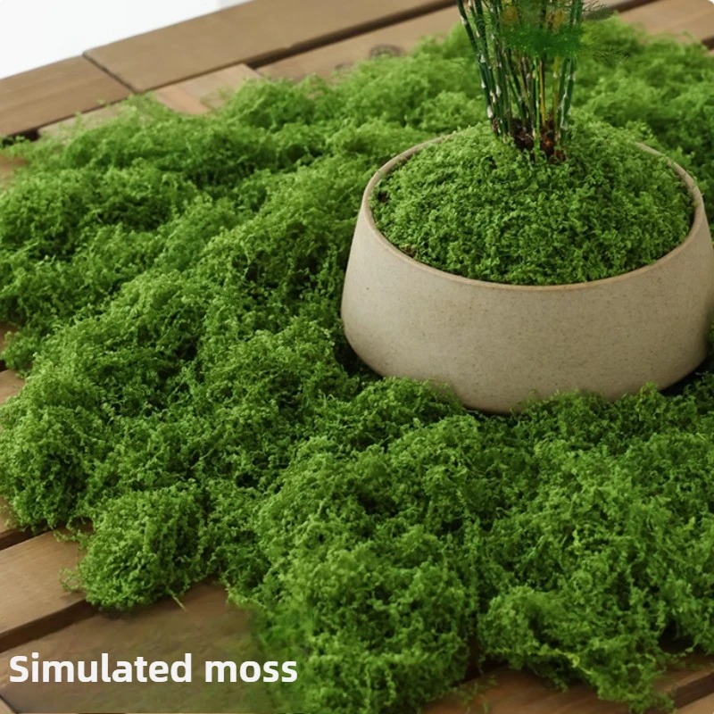 Realistic Artificial Moss Turf - Sphagnum Moss Dry ulasan dan harga