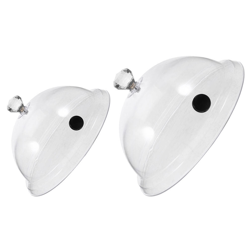 2Pcs Smoking Dome Acrylic Tran - Plastic Dome Clear ulasan dan harga