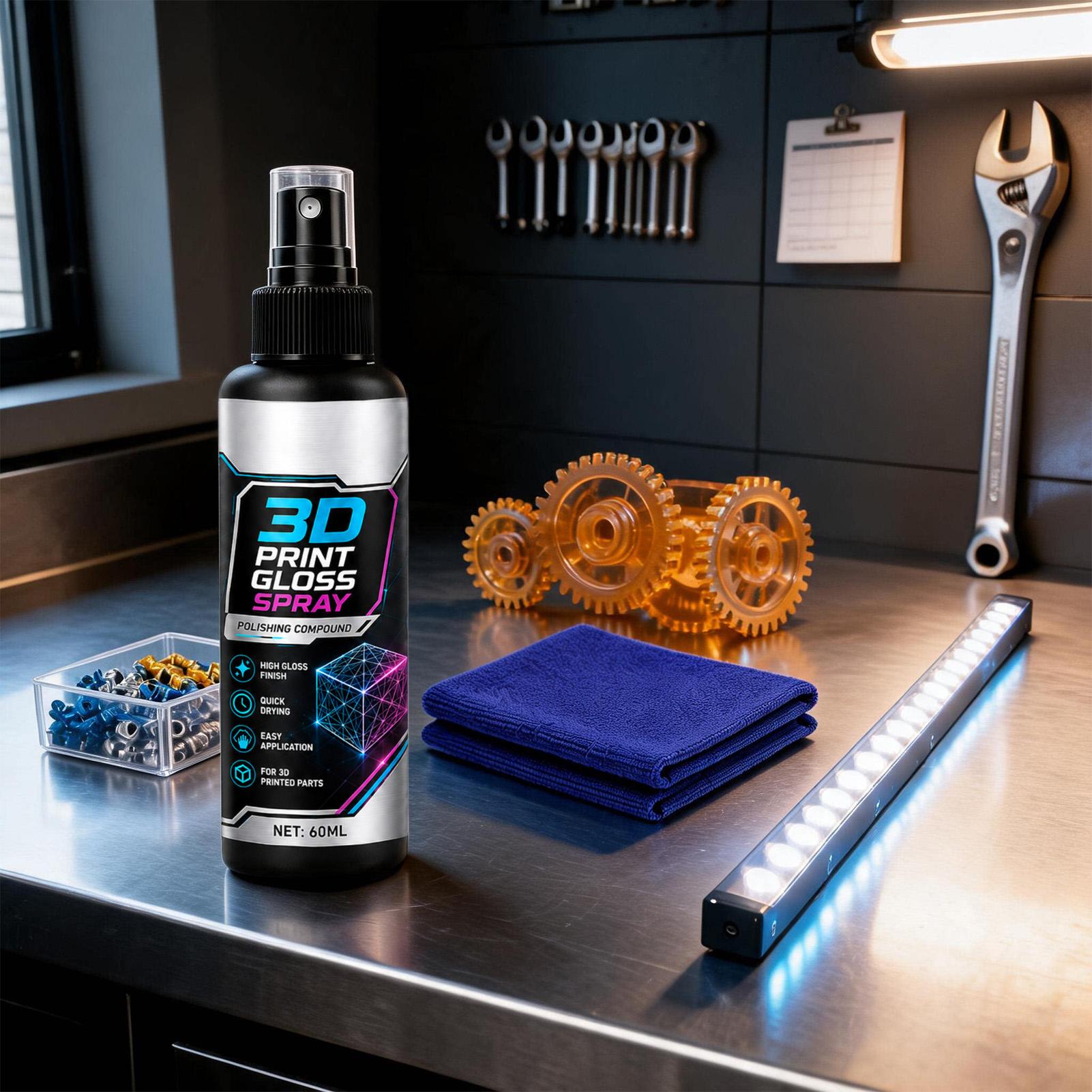 100ml 3D Print Gloss Spray Fas - Misting Bottle Fine ulasan dan harga