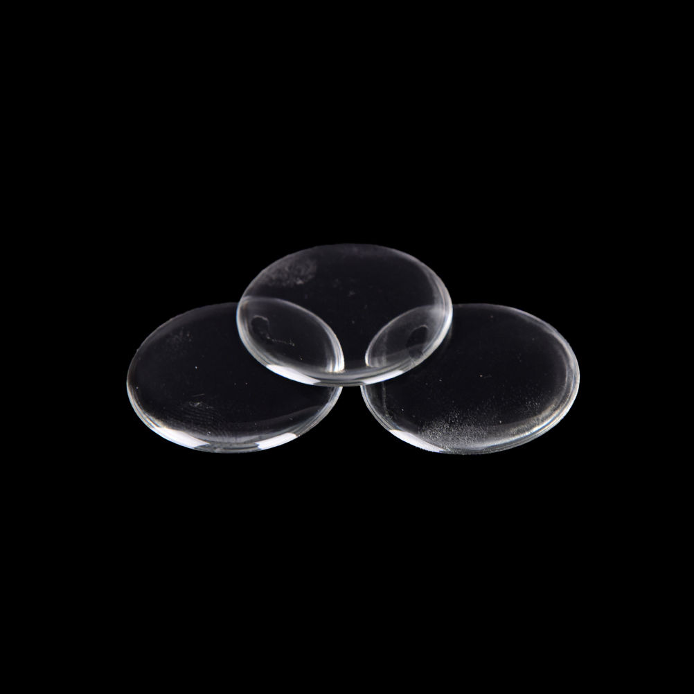 100pcs/sheet 25mm Round Dome 3 - Plastic Dome Clear ulasan dan harga