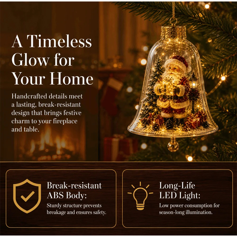 2026 Warm LED Light Christmas  - Plastic Dome Clear ulasan dan harga