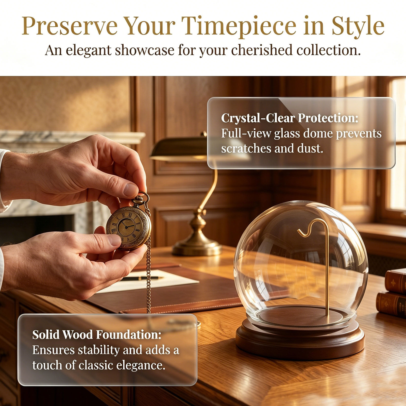 Pocket Watch Display Dome Clea - Plastic Dome Clear ulasan dan harga